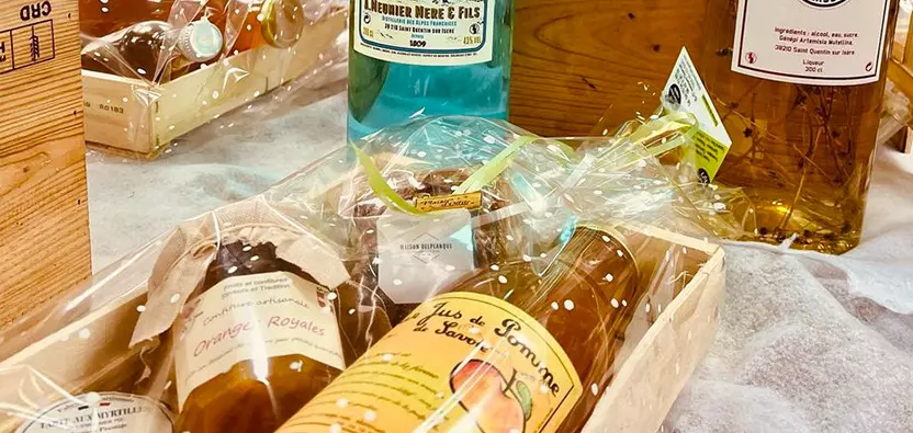 Panier de produits du traiteur