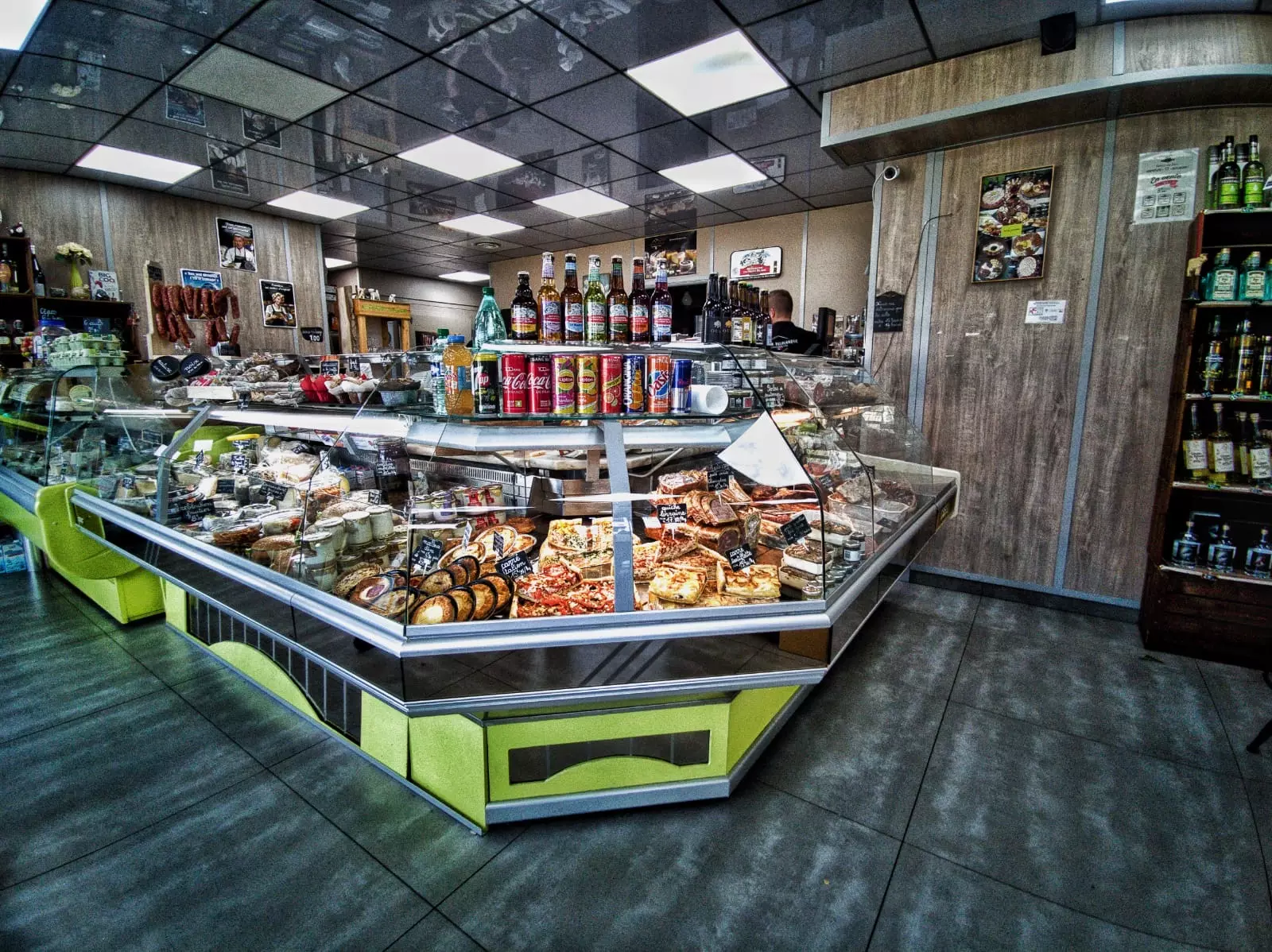 Intérieur de la boutique de traiteur