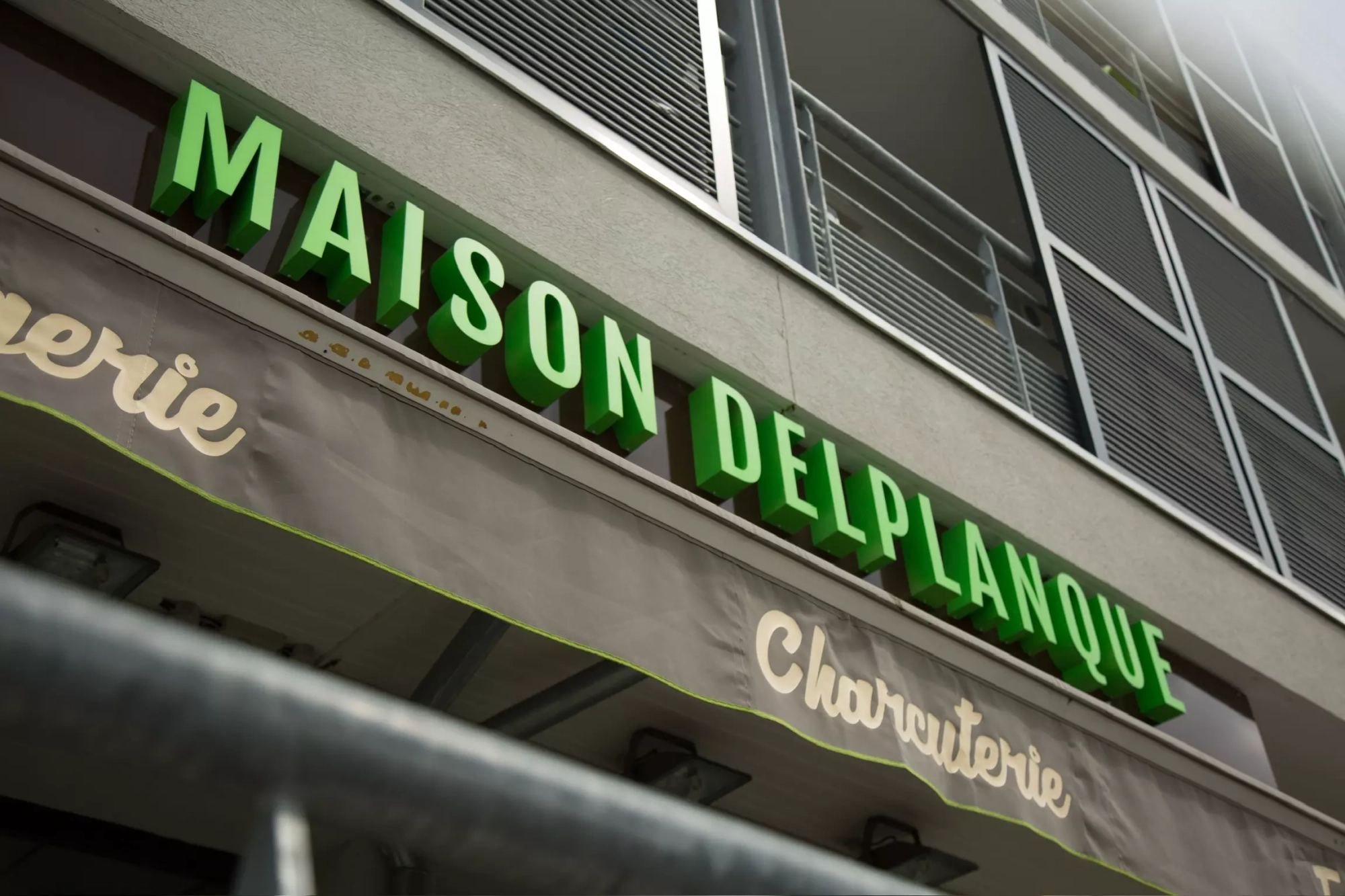 Façade de la boutique de traiteur